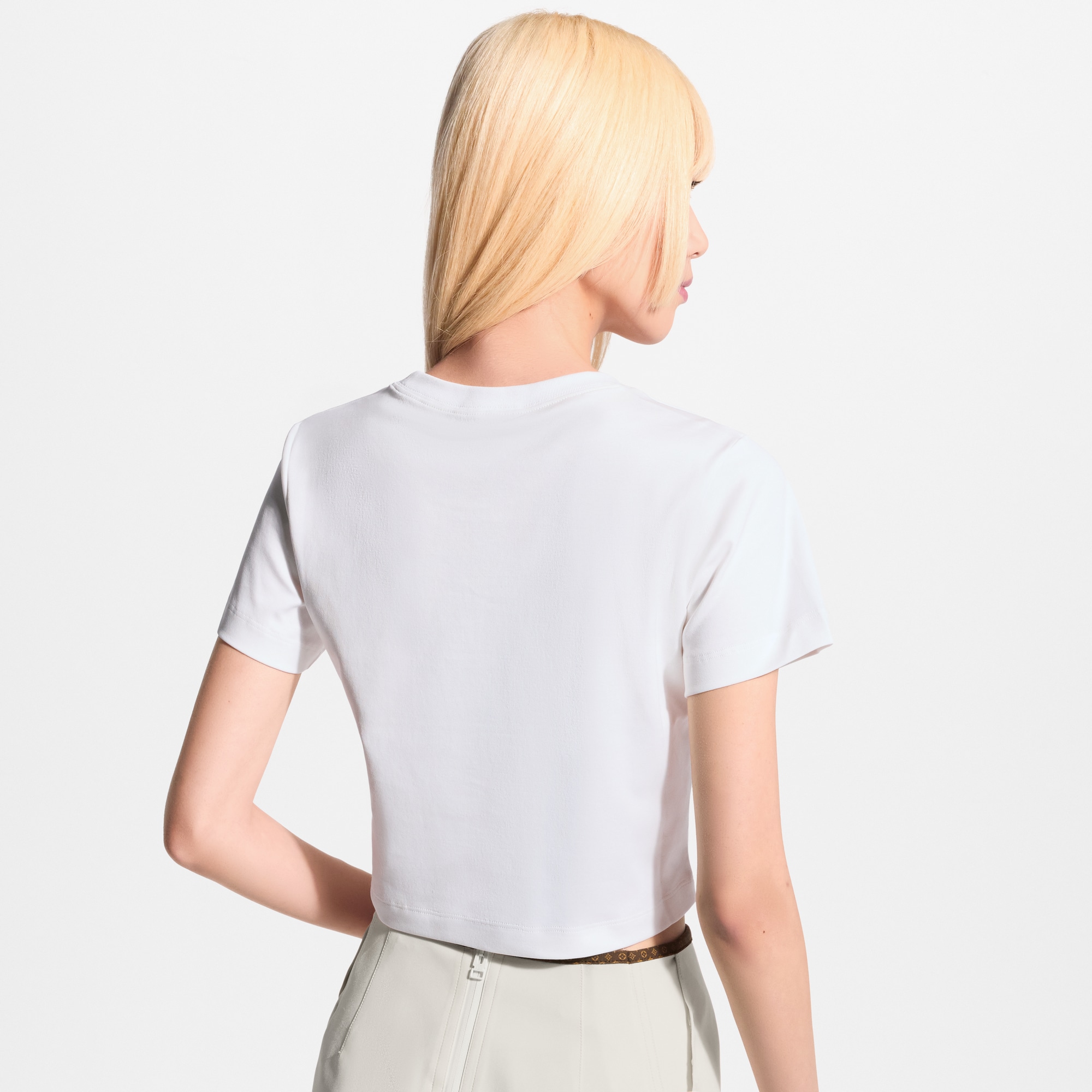 Woven Flower Print Crop Top - Women - Ready-to-Wear | LOUIS VUITTON ®